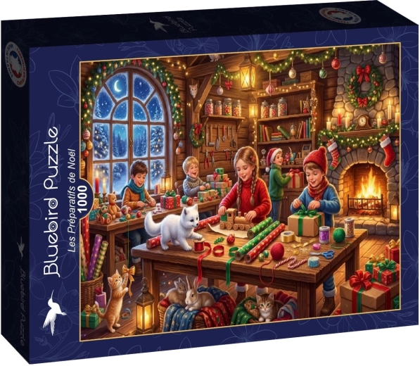 Bluebird Puzzle Kerstvoorbereidingen 1000 stukjes