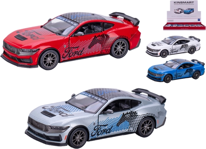 Kinsmart Ford Mustang Dark Horse livery metalen model 1:38