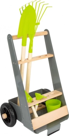 Tuinwagen voor kinderen met gereedschap