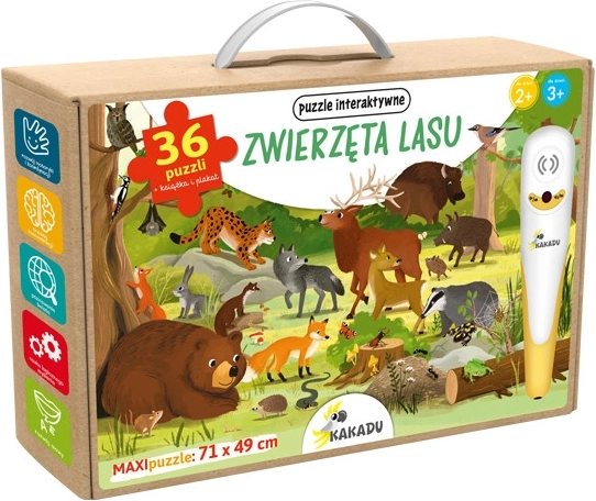 Kakadu sprekende puzzel bosdieren