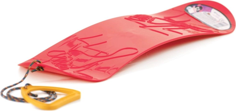 Rode snowboard-slee