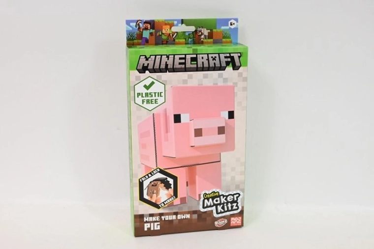 Bladez Minecraft bouw een varkentje-figuur