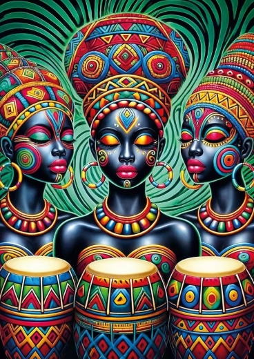 Puzzel Tribale ritme 1000 stukjes ART PUZZLE