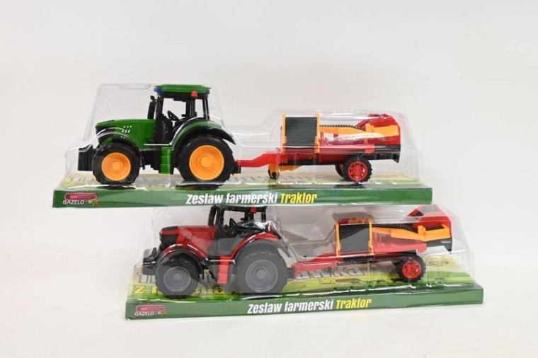Tractor met landbouwmachine – set voor kinderen