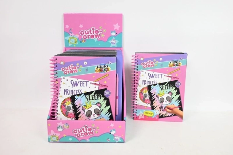 Cutie Crew scratchbook – creatief krasblok