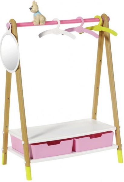 Kledingrek voor BABY born-poppen
