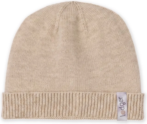 Lodger merino muts beige 0–6 maanden