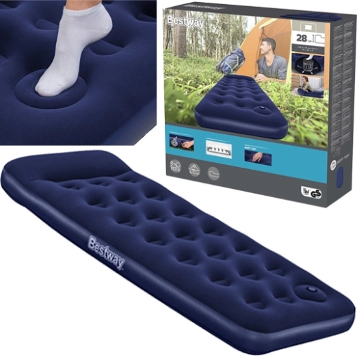 Opblaasbaar matras Bestway met geïntegreerde pomp 185 × 76 × 22 cm