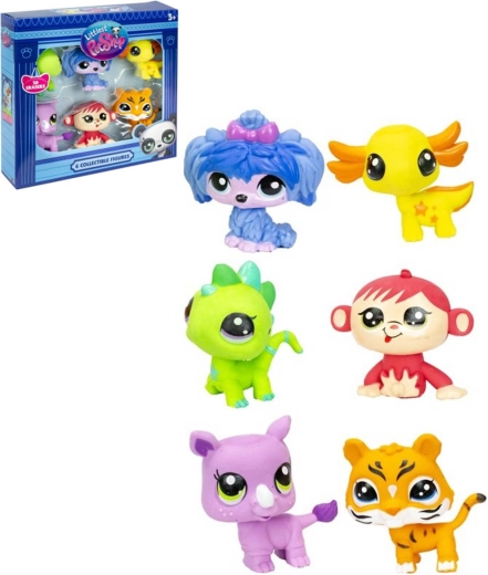Littlest Pet Shop gummen – set van 6 diertjes