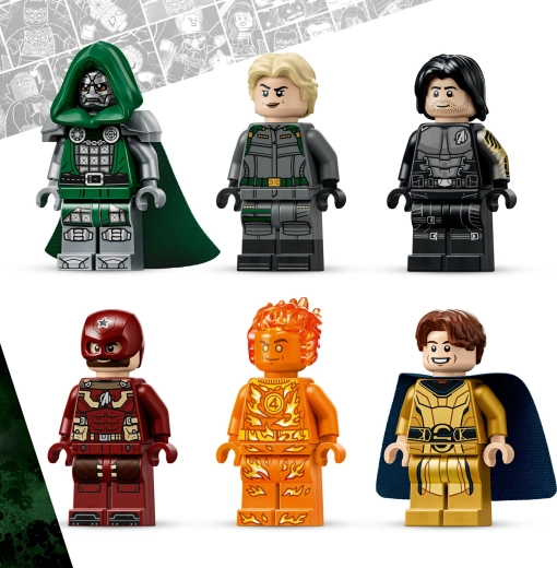 Zes Marvel-minifiguren