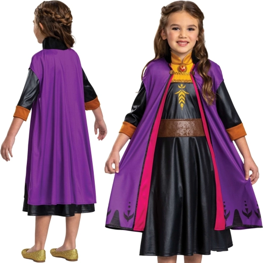 Kinderkostuum Anna uit Frozen 98–110 cm