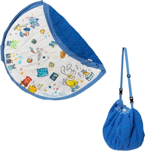Play and Go Noomad soft speelkleed en speelgoedzak Puce & Pilou by Moulin Roty