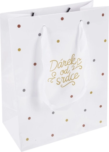 Cadeaupapieren tas „Cadeau van…” 18 × 10 × 23 cm