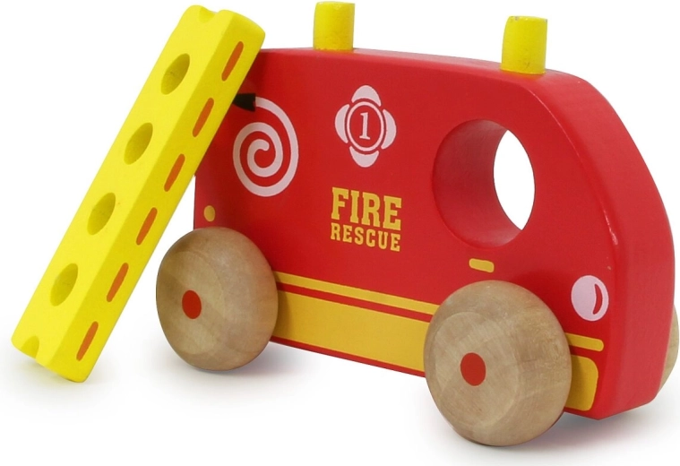 Brandweerwagen met afneembare ladder