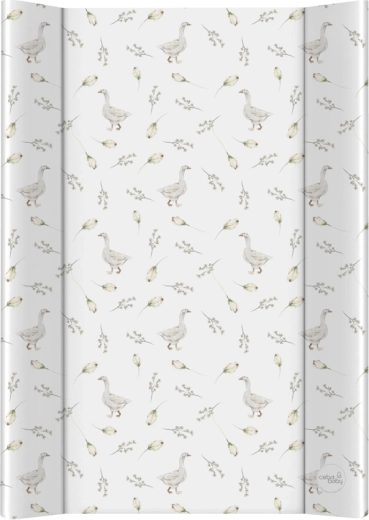 Ceba baby zachte aankleedkussen met zijranden Basic Goose 50 × 70 cm