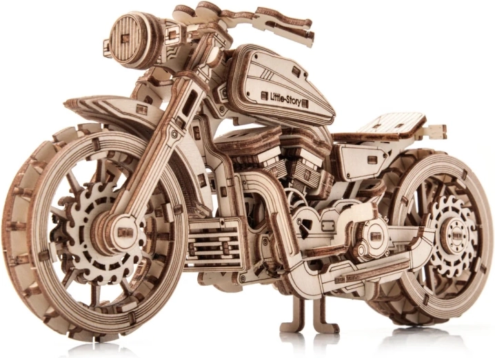 Little Story 3D houten bouwpakket motor Speedtail