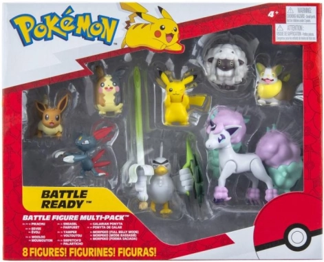 Pokémon set van 8 figuren