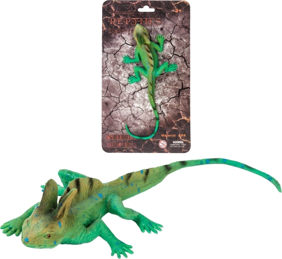 Levende natuur: realistisch model basiliskhagedis (27 cm) - 1 stuk