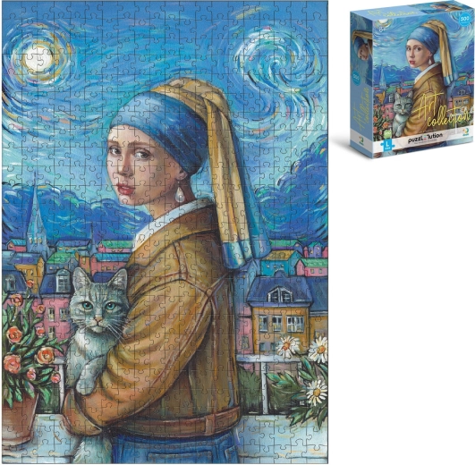 Puzzel Meisje met de parel 500 stukjes (47 × 33 cm) in doosje