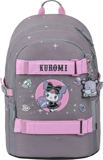 Baagl schoolrugzak Skate Kuromi grijs