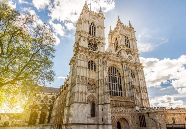 Puzzel Westminster Abbey in de lente 1000 stukjes
