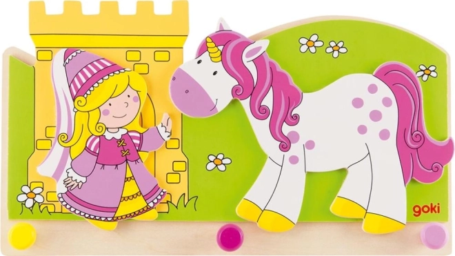 Kledinghaak Prinses en Eenhoorn