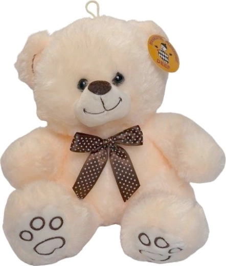 Crèmekleurige teddybeer 28 cm