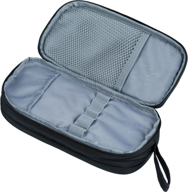 Praktisch etui met drie compartimenten