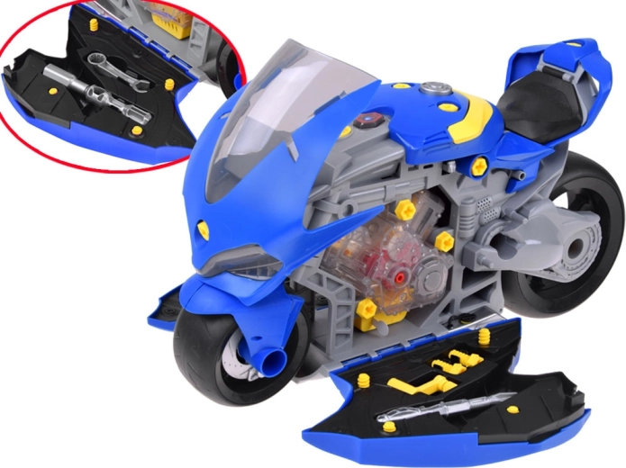 Uitneembare motor met bewegende onderdelen
