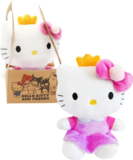 Hello Kitty prinses pluchen figuur 14 cm - 1 stuk