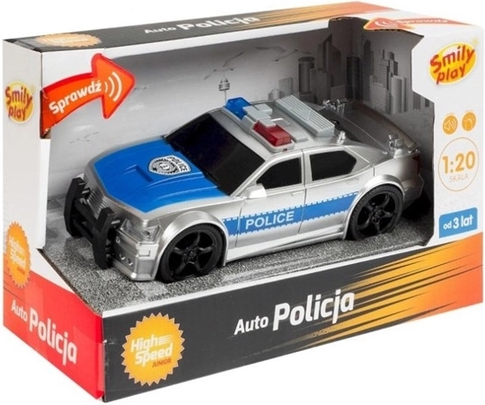 Politieauto Junior SmilyPlay op schaal 1:20