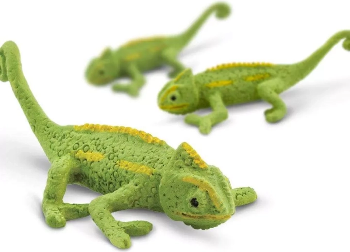Safari Ltd. mini gesluierde kameleon Good Luck Minis (verpakking 192 stuks)