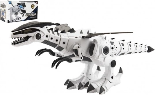 Lopende dinosaurus 40 cm met geluid en licht op batterijen