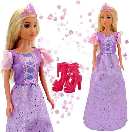 Glinsterende prinsessenbaljurk