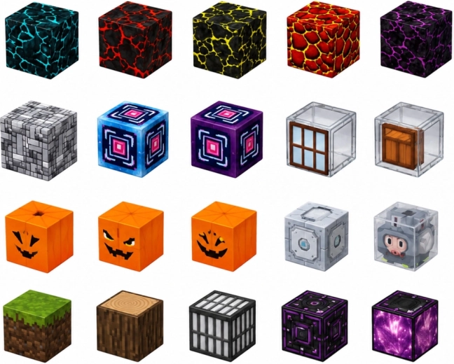Pixel-fantasydesign met unieke prints