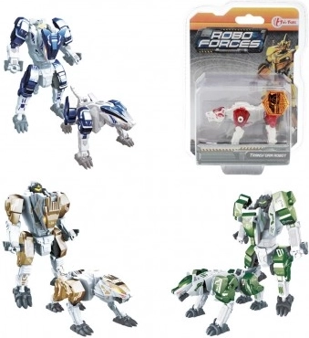 Transformerend dier of robot plastic 9cm in blister