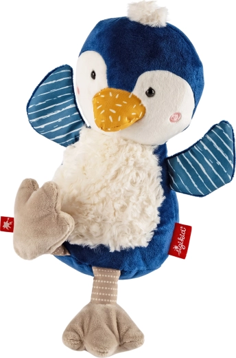 Sigikid eerste knuffel pinguïn 27 cm (patchwork)