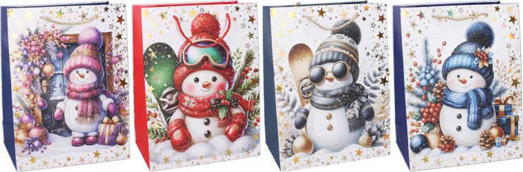 Kerstcadeautas M 26 × 32 × 10 cm - 1 stuk