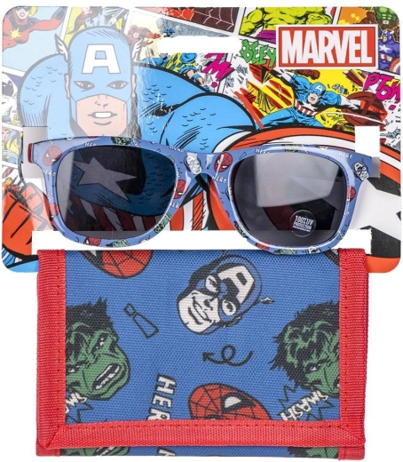 Set kinderverbril en portemonnee Avengers - 1 stuk