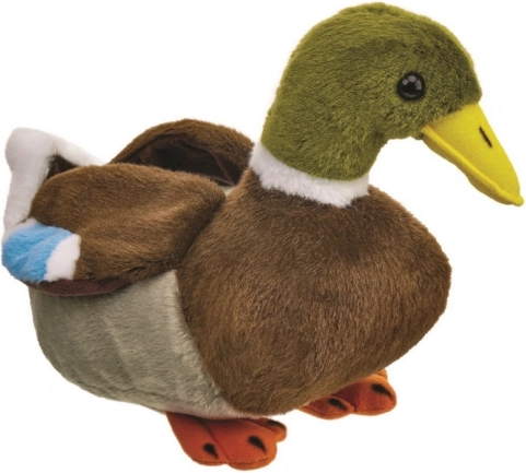 Maskotte eend wilde 18cm