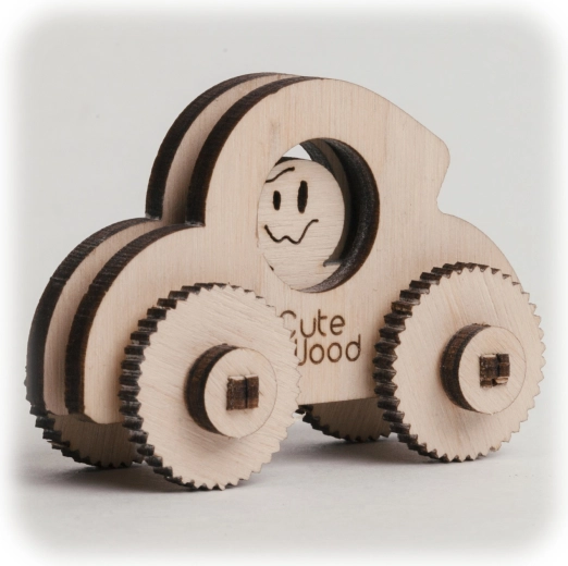 Cutewood houten 3D-puzzel mini kever