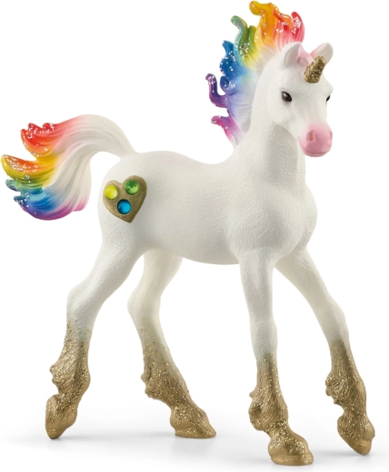 Schleich bayala regenboog-eenhoornveulen met hartjes