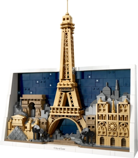 Iconische Eiffeltoren als middelpunt