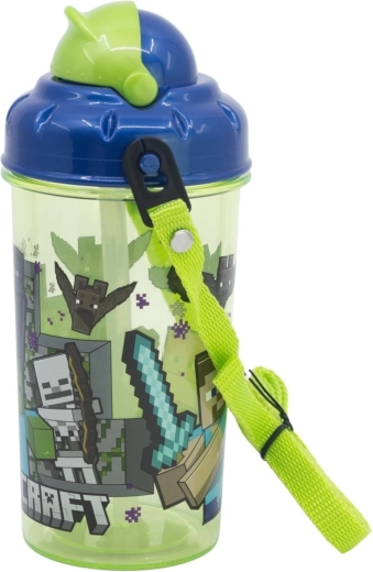 Kinderdrinkfles met rietje Minecraft Core24, 465 ml
