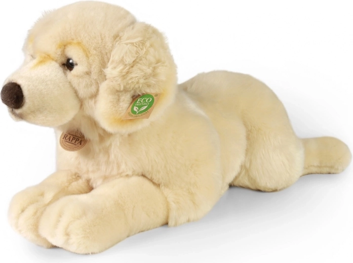 Pluchen retriever hond liggend 60 cm ECO-FRIENDLY
