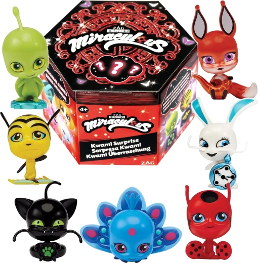 Miraculous kwami surprise box – verrassingsfiguurtje (Ladybug en Cat Noir)