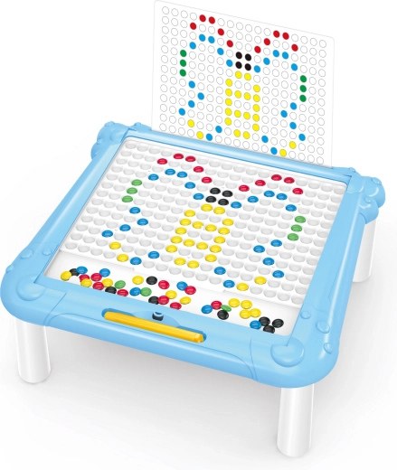 Magnetisch bord met doolhof, blauw, 34 cm