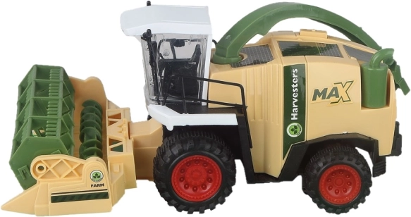 Plastic maaidorser met vliegwiel van Alltoys