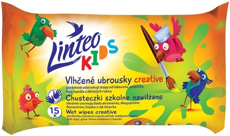 Vochtige kinderdoekjes Linteo Baby Kids 15 stuks