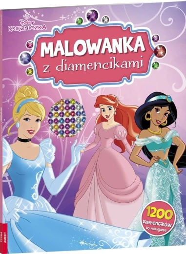 Disney Prinsessen – kleurboek met diamantstickers